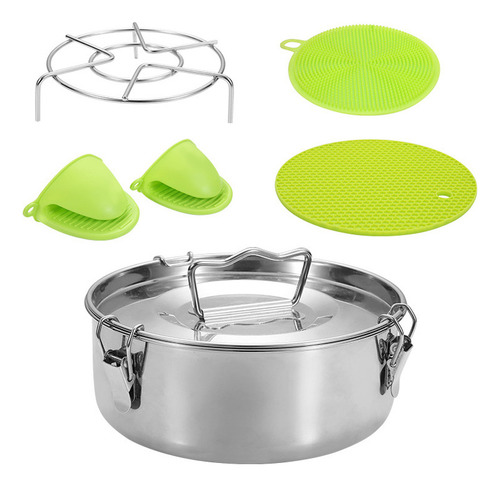 Flan Pan Portátil De Acero Inoxidable For Flan Maker Para