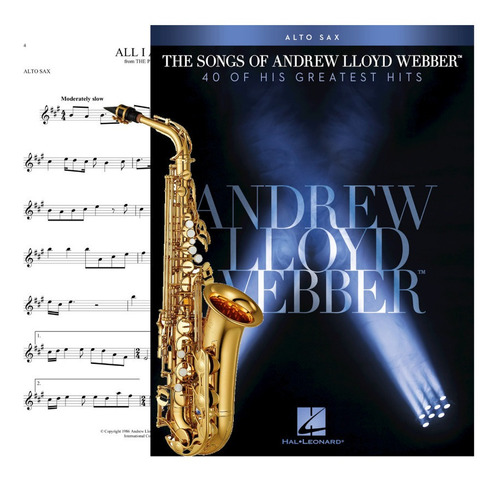 Partitura Saxo Alto Andrew Lloyd Webber 40 Songs Digital