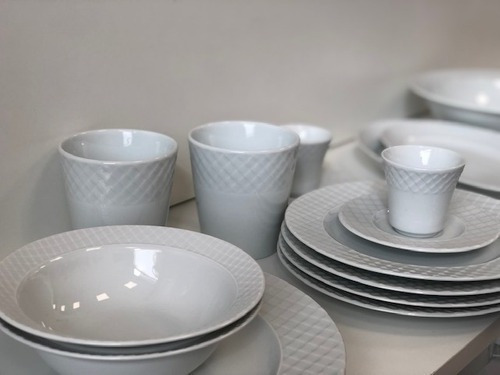 Imagen 4 de 7 de Vajilla Blanca Set X 12 Platos Playo Postre Bowl Porcelana