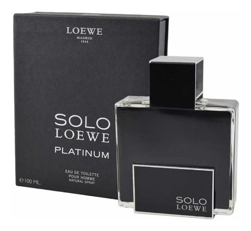 Perfume Loewe Solo Platinum Varon Edt 100ml Original
