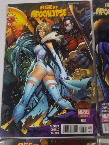 Lote De 4 Piezas Marvel Comics Age Off Apocalypse (Usado)