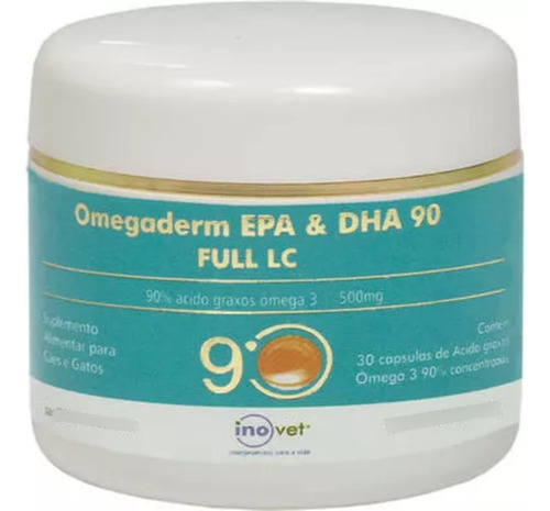 Omegaderm 90% 500mg - 30 Capsulas