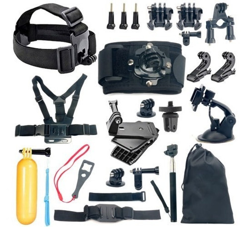 18-en-1 Accesorio Kit Gopro Hero5 Negro, Sesión Hero5, Héroe