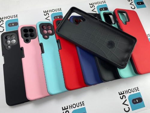 Imagen 3 de 4 de Funda Protector Samsung Galaxy A22 Y Vidrio Templado