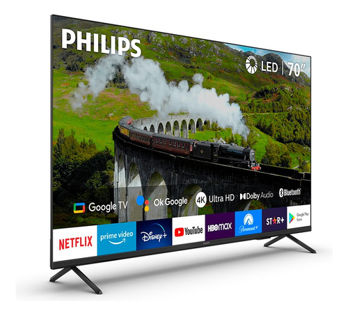 Led Philips 70 Uhd 4k 70pud7408 Google Tv