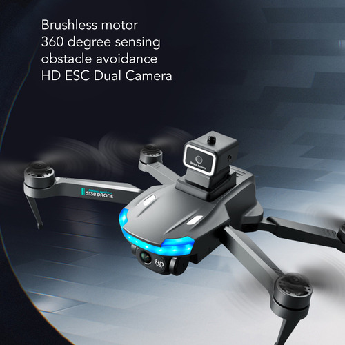 Drone Rc Resistente Al Viento 4k Hd Sin Escobillas