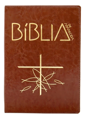 Bíblia Sagrada Catolica Bolso Com Zíper Aparecida