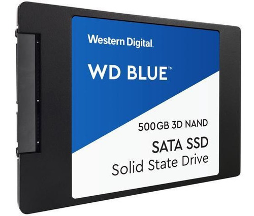 Imagen 2 de 3 de Disco Solido Ssd Wd Blue 3d Nand De 500gb Sata