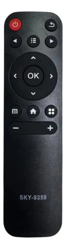 Controle Linksky Para Android Tv Stick 4k - Streaming Fácil Preto