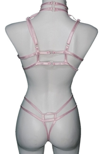 Lenceria Sexy Conjunto Coordinado Tipo Arnes Modelo Victoria
