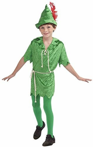 Disfraz De Peter Pan, Infantil Mediano, M, Un Solo Color