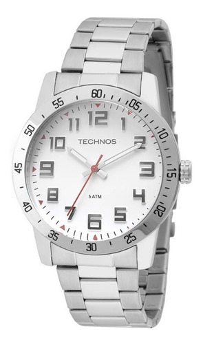 Relógio Technos Masculino Prata 2035lwd Usado-leia O Anúncio