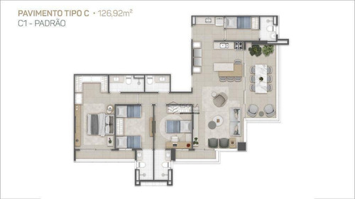 Imagem 17 de 30 de Apartamento Com 3 Quartos À Venda, 126 M², 3 Vagas, Novo, Financia - Aldeota - Fortaleza/ce - Ap1958