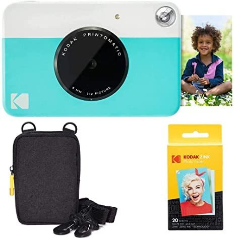 Kodak Printomatic Instantánea Básica De La Cámara Pack + Pap