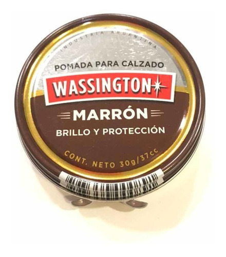 Pomada Wassington Lata. Brillo Y Protección. Pack X 6u.