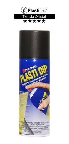 Imagen 1 de 10 de Pintura Removible Plasti Dip Aerosol Negro Mate Black X1 Env