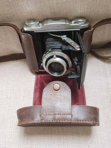 Câmera Fotográfica Sanfonada Anos 50 Ensign Inglesa