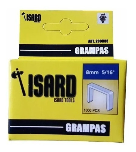 Grampas 5/16 (8mm) Para Engrampadoras Isard - Tormi