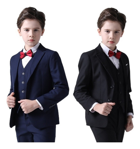 5 Piezas Conjunto Formal Traje Niño Bebe De Fiesta