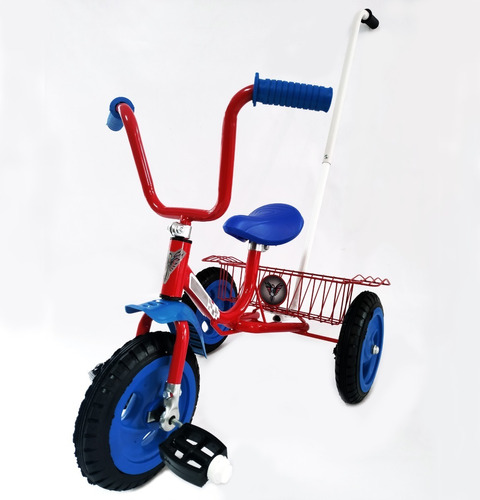 Triciclos Infant A Pedal Ruedas Maciza Con Barral Empuje Si