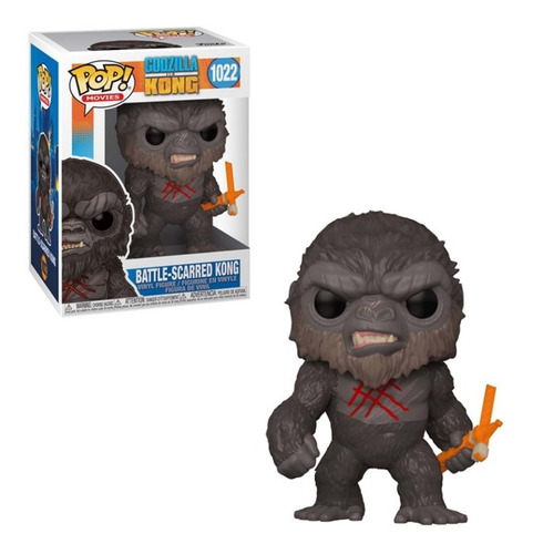 Funko Pop Battle Scarred Kong #1022 Godzilla Vs King Kong