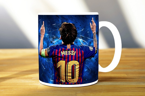 Taza 11 Onzas Lionel Messi Barcelona