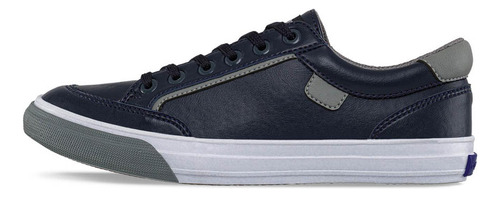Imagen 2 de 8 de Tenis Casther Azul Para Hombre Croydon