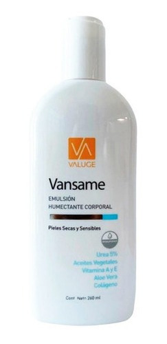 Valuge Vansame Emulsion Humectante Corporal 260ml