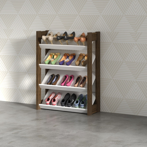 Imagen 5 de 6 de Repisa Zapatera - 12 Pares - 69x91x26 - Moderna - 1025