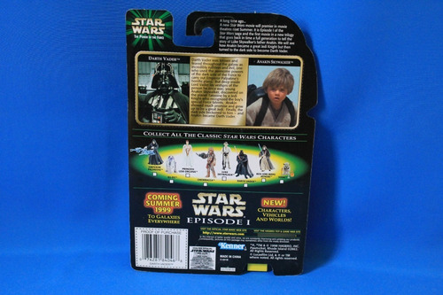 Darth Vader With Lightsaber Star Wars Power Of The Force (Usado)