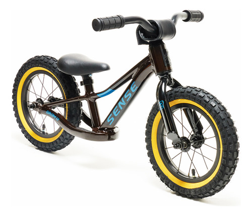 Bicicleta Infantil Aro Grom 12 Sense Quadro Marrom Preto