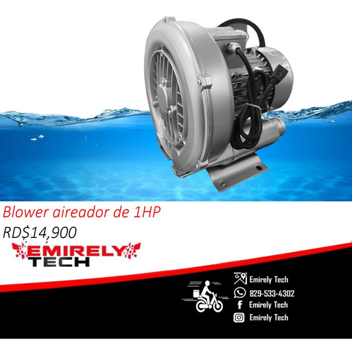 Blower Aireador Oxigenador De Peces De 1hp