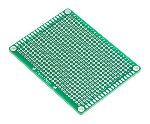 Placa Experimental Pcb Perforada 6x8 Doble Fr4 Proto Ptec