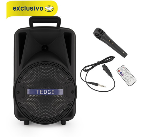 Parlante Portátil 8'' Bluetooth Recargable + Microfono