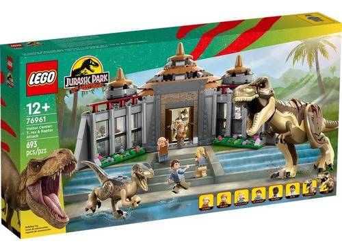 Lego 76961 Jurassic Park T Rex Visitor Center / 693 Pcs