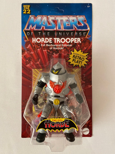 Horde Trooper Motu Origins Retro Mattel Wave8 Carton Unpunch (Usado)