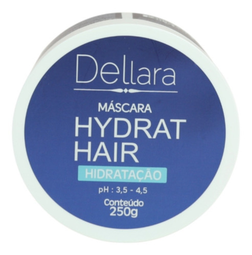 Máscara Capilar De Hidratação Dellara Hydrat Hair 250g