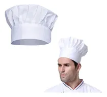 Comprar Gorro Pastelero Cofia Para Cocinero Chef Unisex Ajustable