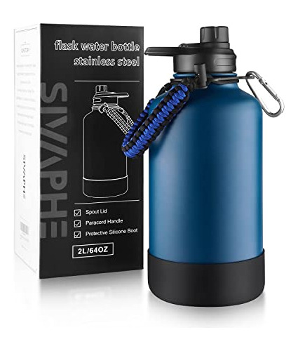 Sivaphe Acero Inoxidable Para Niños Botella De Agua Y876m