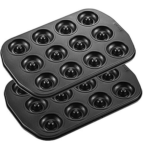 Mini Moldes Para Hornear Donas Antiadherentes 12 Cavidades