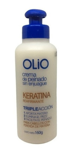 Crema De Peinado Olio Keratina Triple Acción X160gr