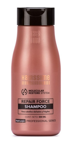 Imagen 1 de 1 de Shampoo Hairssime Repair Force
