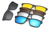 Comprar Jogo 5 Lentes P\u002F Óculos De Sol Clip On Magnético Reposição