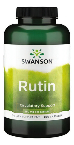 Swanson Rutina 250 Mg 250 Caps Sabor Sin Sabor