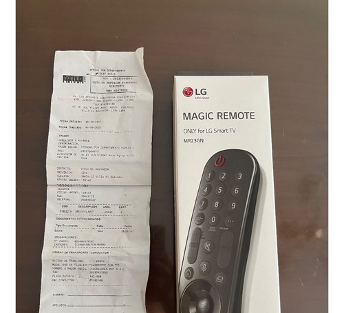 Control Magic Remote LG Mr23gn Botón Alexa LG Channels 2023