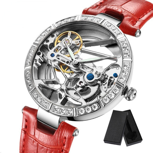 Reloj De Moda De Lujo Senors Mechanical Hollow