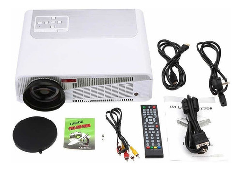 Proyector Led Uc-86 3000lm Hdmi  Litium Directo A Tv Wifi