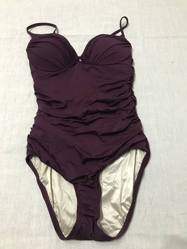 Traje De Baño Reductor Victoria's Secret Burdeo Talla 34c