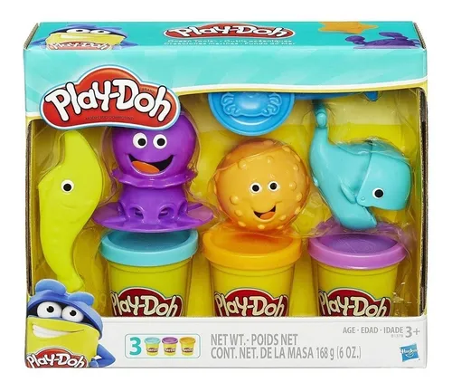 Set Moldes Animales Marinos Play Doh Hasbro MercadoLibre