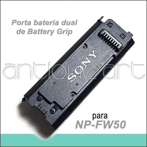 A64 Battery Grip Holder Dual Para 2 Baterias Np-fw50 Sony 